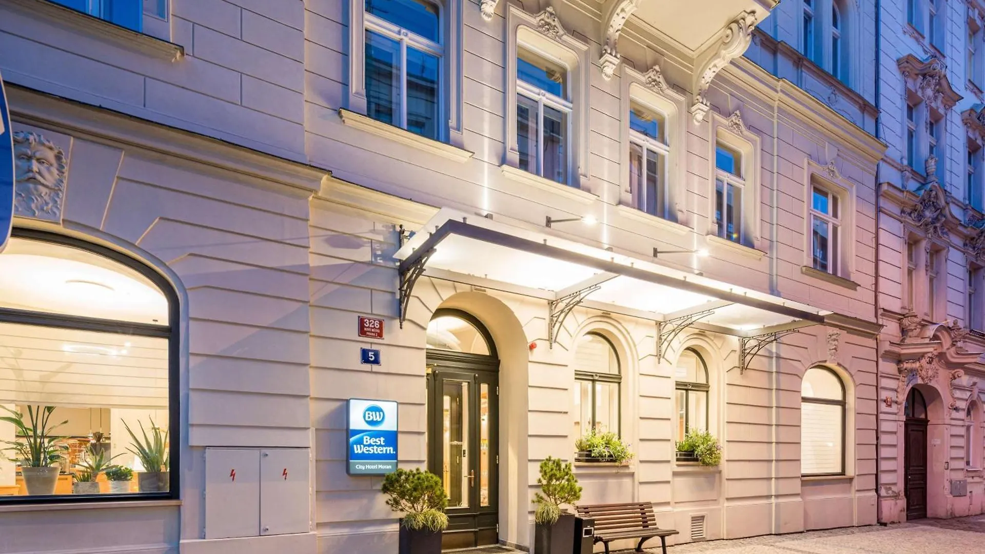 Best Western Hotel Moran location